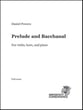 Prelude and Bacchanal P.O.D. cover